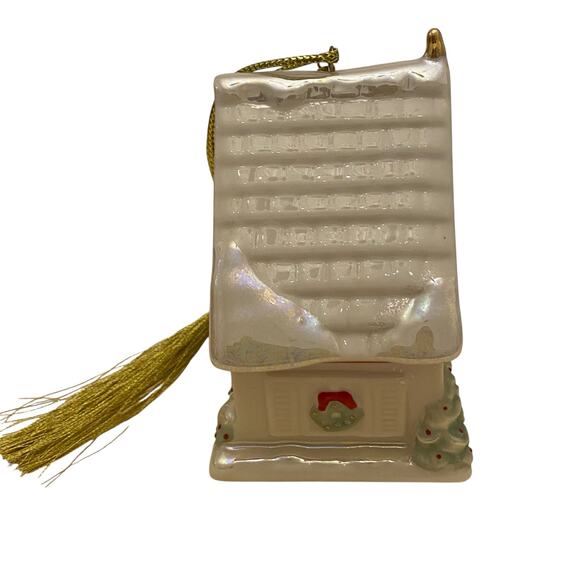 NWT Lenox "Bless Our Home" Christmas ornament "2010" - Holiday Cardinal Ceramic - Picture 12 of 16